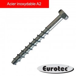 Vis pour béton Rock Bi-métal A2 - EUROTEC (8pcs)