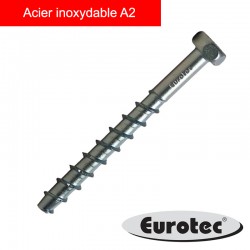 Vis à béton Rock Bi-métal A2 - EUROTEC (8pcs)