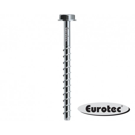 Vis pour béton Rock Bi-métal A2 - EUROTEC (8pcs)