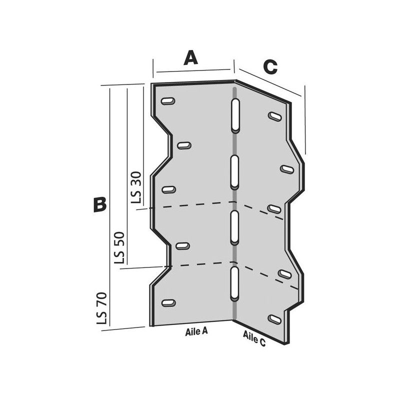 Angle Droit Règle Précision Sol Endurci Acier L Forme Équerre Large Siège  Mesure Layout Outil pour Machiniste Ingénieur 80x50[L965] - Cdiscount  Bricolage